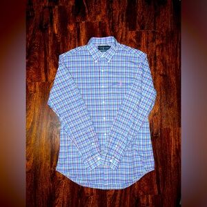 Ralph Lauren Shirt Mens L Classic Fit Striped Long Sleeve